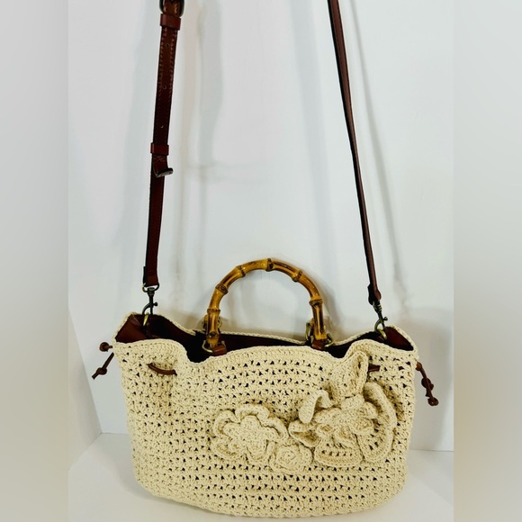 Patricia Nash Cantinella Crochet Women's Cream Bag - Picture 4 of 5